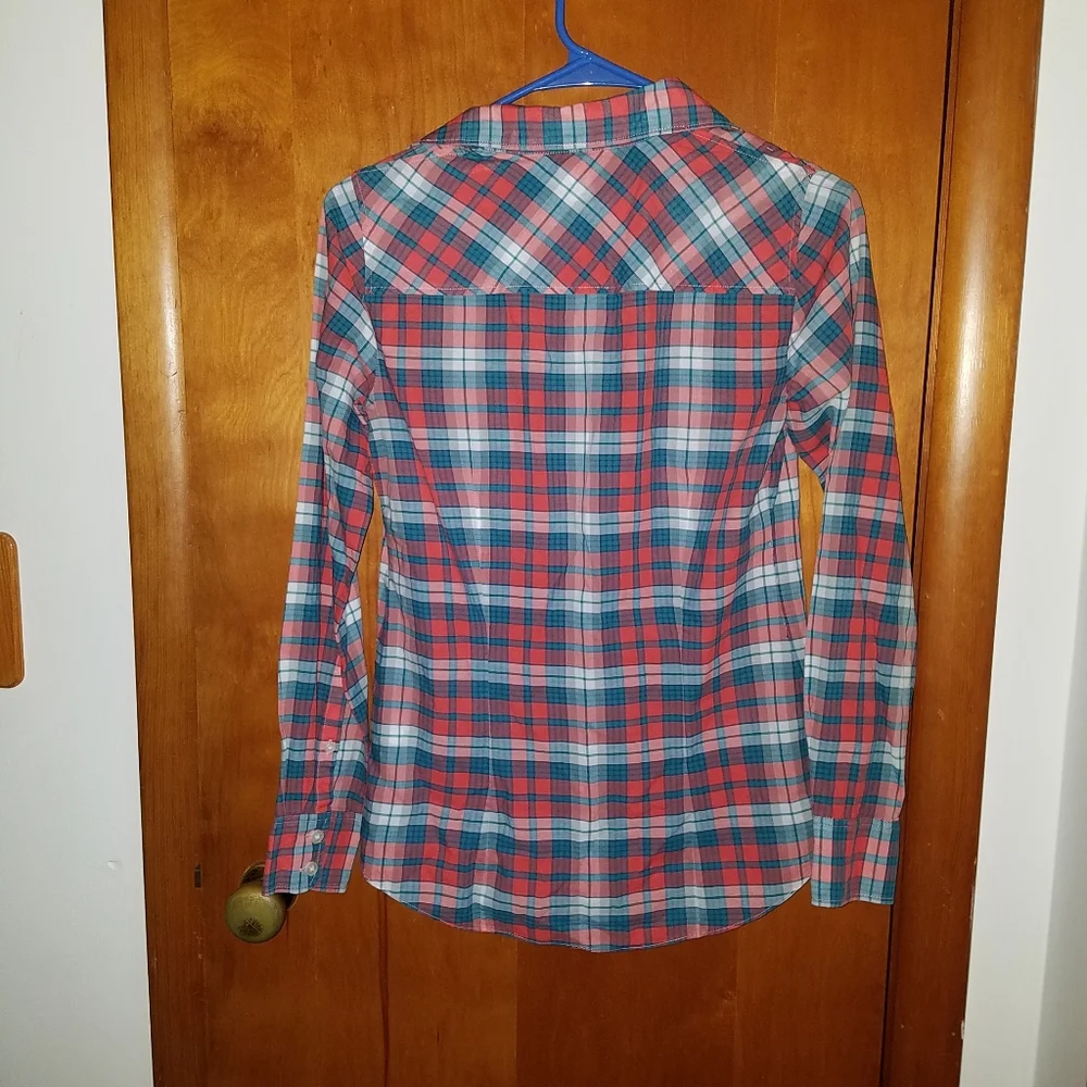 J. Crew Perfect Button Up in Plaid